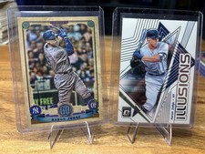 Topps Panini Aaron Judge Yankees MLB 2019 Gypsy Queen Optic 2 Card Lot