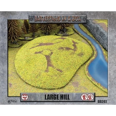 Large Hill - Pre-Painted Terrain - Brand New - Battlefield In A Box