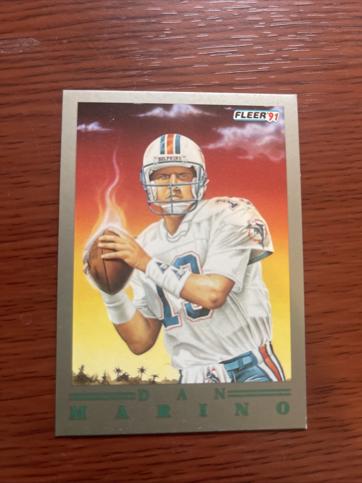 1991 Fleer Pro Vision Dan Marino  HOF Dolphins
