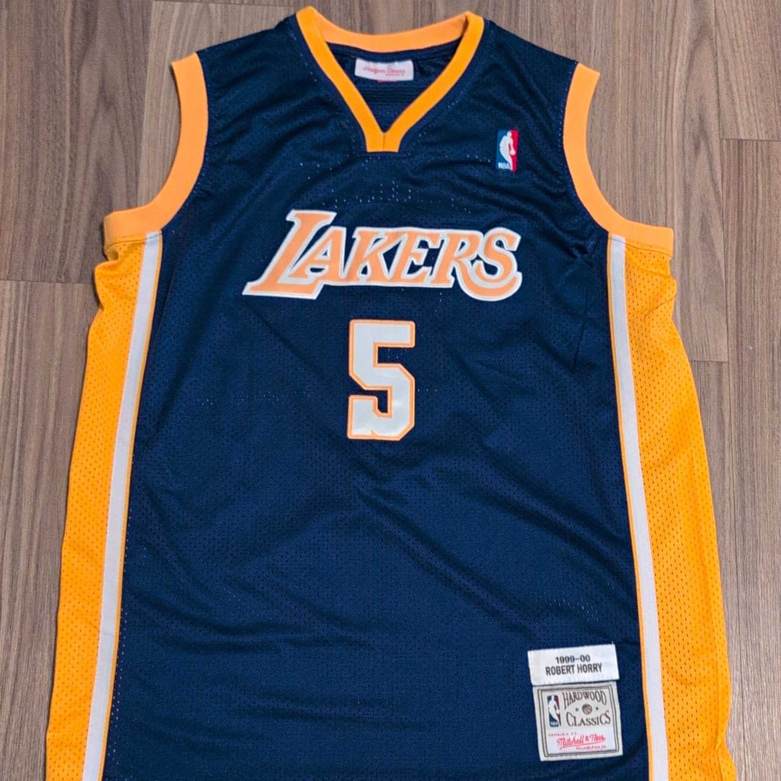Mitchell & Ness Robert Horry #5 Los Angeles Lakers 1999-00 Jersey Men's 2XL