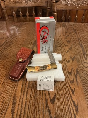 1989 Case XX,5197L-SSP Stag 1889-1989 Centennial Lockback Knife,MIB,unused cond.
