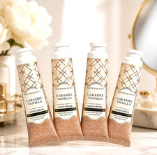 New Set of 4 Bath Body Works Shea Butter Hand Creams Caramel Vanilla