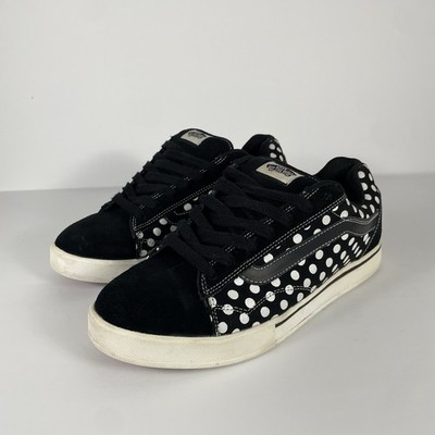 Vintage Vans Dustin Dollin No Skool Shoes Mens Size 10.5 Polka Dots Skate Rare