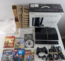 Sony PlayStation 3 PS3 (Model CECH-K01) Complete in Box CIB with Games Tony Hawk