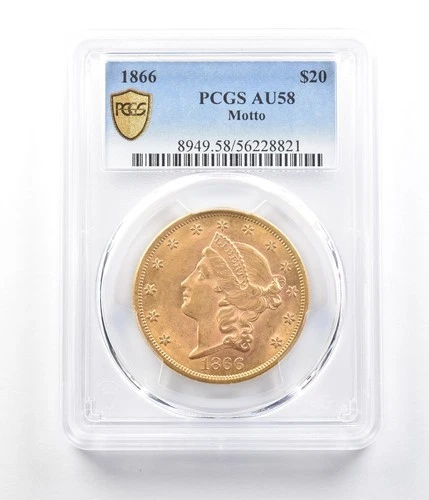 1866-P Liberty Double Eagle — photo from the most recent tracked eBay sale