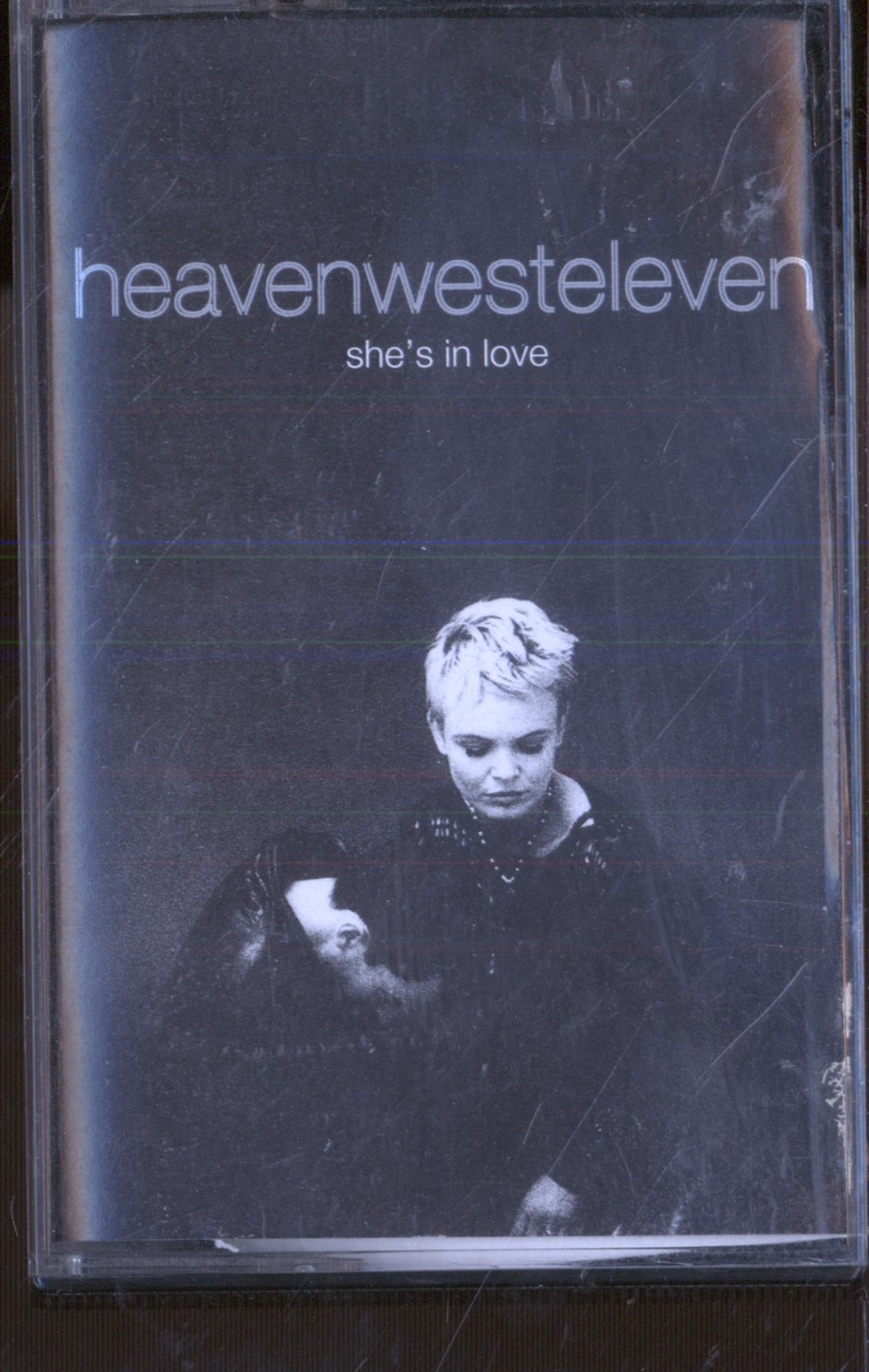 Heaven West Eleven She's In Love cassette UK Epic 1994 cassette single. Insert