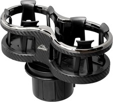 Car Cup Holder Extender with Adjustable Mounting Base - Cup Slot 1-2 Splitter...