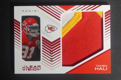 2015 Panini Clear Vision Tamba Hali Jumbo Jersey Patch /49 Chiefs DV1086