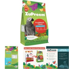 FruitBlend Bird Pellets Daily Parrot Food Conure Caique African Grey Eclectus