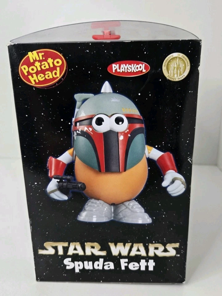 Star Wars 2007 Hasbro Playskool Spuda Fett (Boba Fett) Mr. Cabezal de patata nuevo en caja Foto 4 de 4