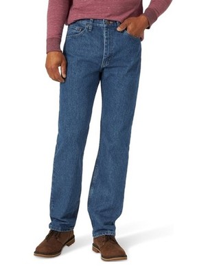 Wrangler Five Star Jeans Men's 28x32 Regular Fit Blue Denim