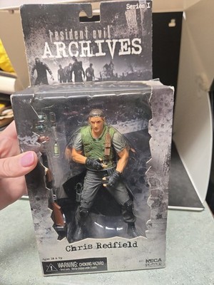 Neca Player Select Resident Evil Archives CHRIS REDFIELD New Damaged Box