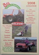 Original BSG Tractors & Machinery Catalogue, c 2008, Goldoni Etc