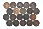 Lot 20 1800's 1890-1899 Indian Head Penny Cents US Coin Collection 2/5 Roll *878