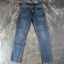 Levis 511 Slim Fit Jeans Mens W28 L29 Stretch Blue Denim Pants 04511-5536 27W28L
