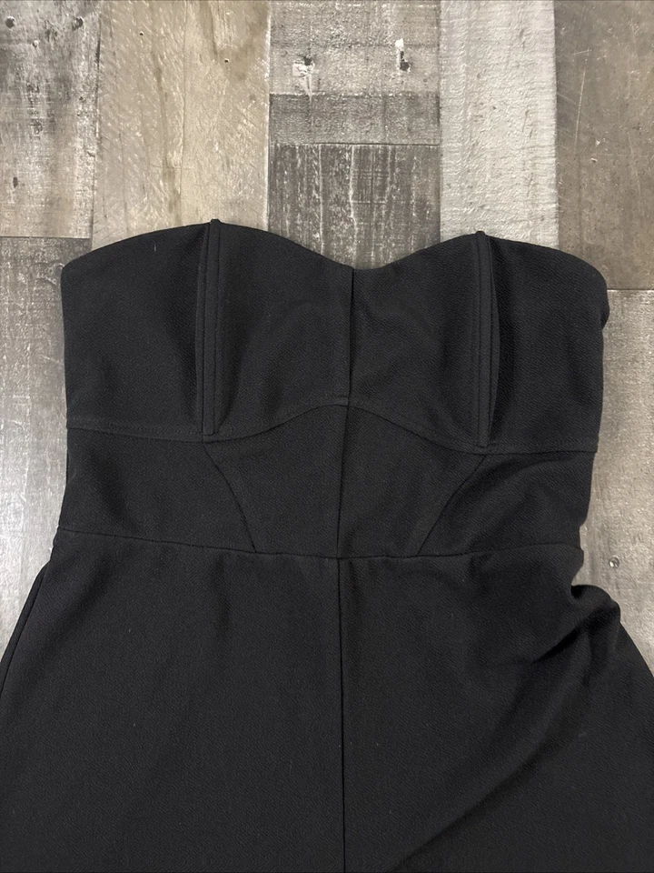 Romper feminino Xhilaration perna larga preto tubo grande - Imagem 2 de 4