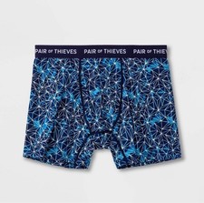 NEW Pair of Thieves sz XL Superfit Mesh Magic Blue Weave Boxer Briefs 1974
