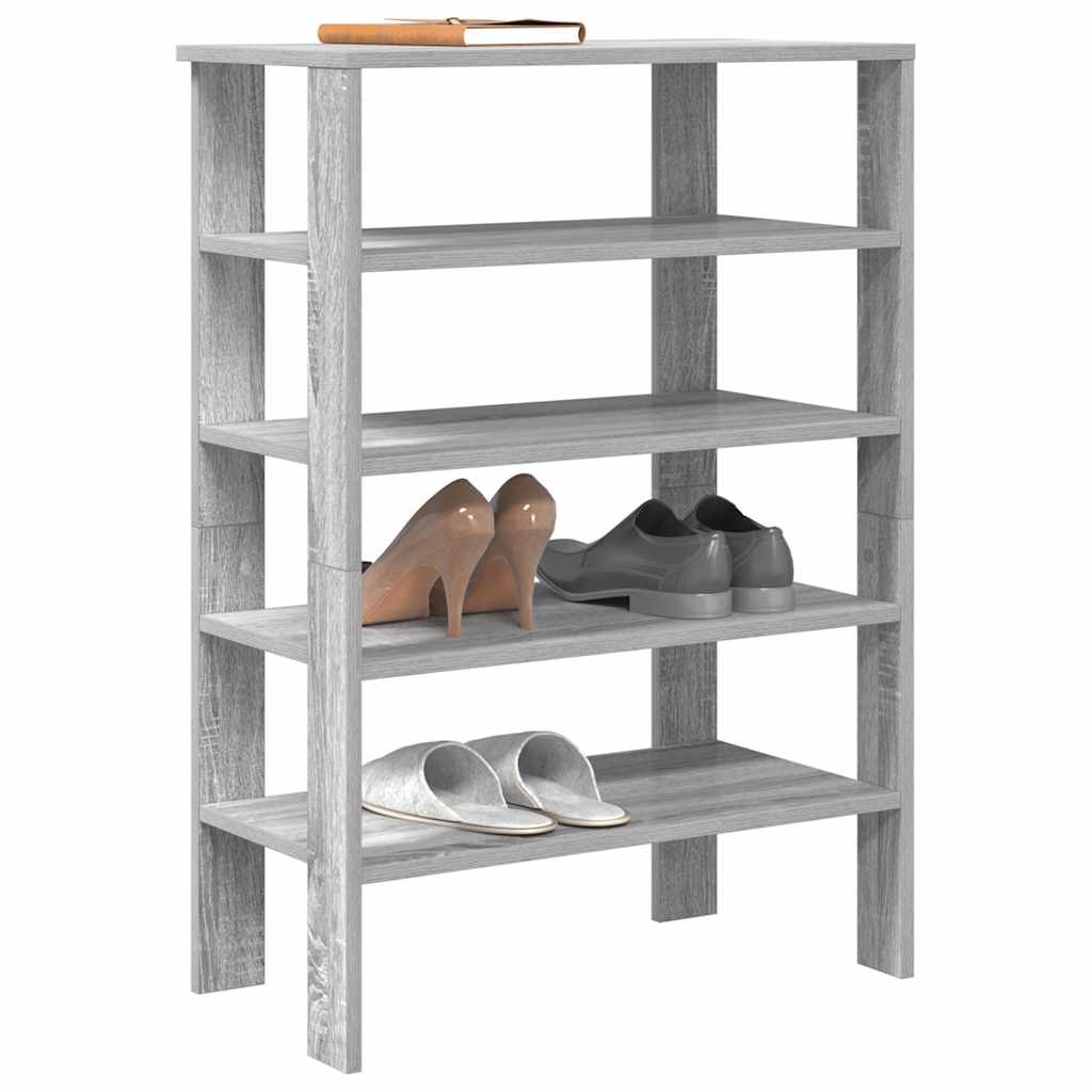 Scarpiera Design Grigio Sonoma 87,5 cm - Eleganza per la Casa