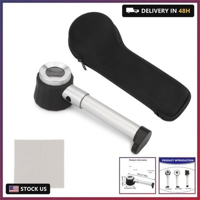 Rongon Jewelers Loupe Magnifiers 10X Magnifying Glass with Light Magnifying Lens