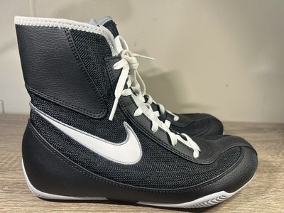 Nike Machomai 2 Boxing Shoes Size 5.5 Youth Training Gray Black