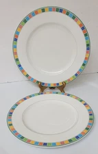 Villeroy & Boch Twist Alea Caro 1748 Easy Collection Pair Dinner Plates 10-5/8"