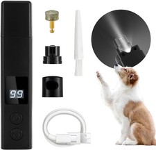 Heusom Silent Groom Pro Nail Grinder, Heusom Dog Nail Trimmer, Rechargeable USB