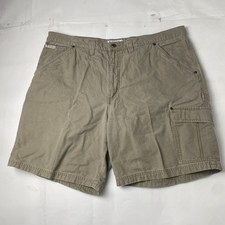 Columbia Sportswear Men's Beige Cargo Hiking Shorts 9  Canvas Utility Size 42