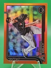 2025 Topps #382 Merrill Kelly /25 Orange Rainbow Foil