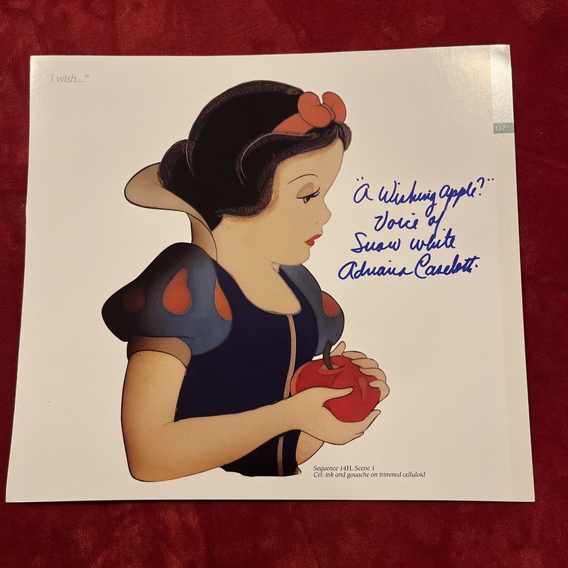 Disney’s Snow White and the seven dwarfs Vintage signed image-1994