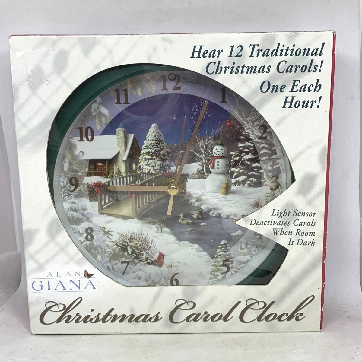 Alan Giana Christmas Carol Clock 12 Different Carols on the Hour