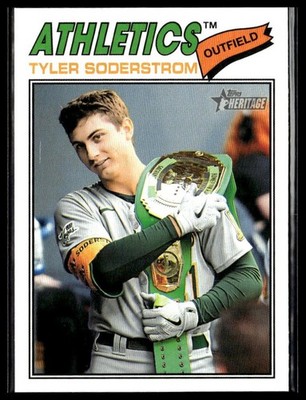 2026 Topps Heritage 101 Tyler Soderstrom Oakland Athletics Short Print SP