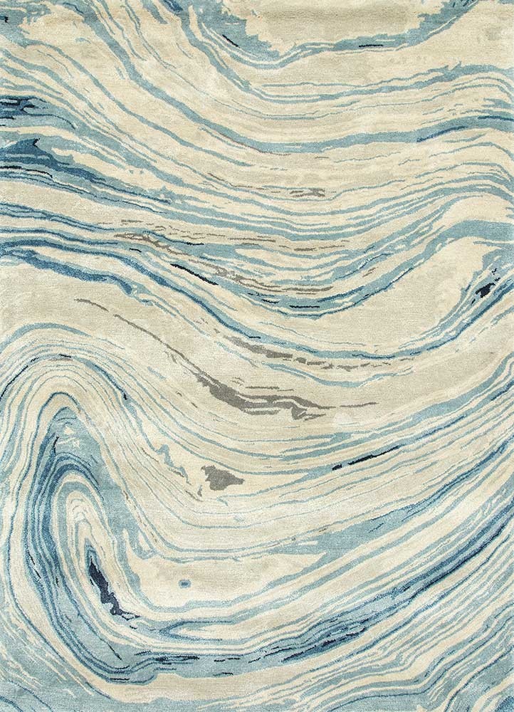 classic gray/milky blue hand tufted Rug living room kitchen hall office