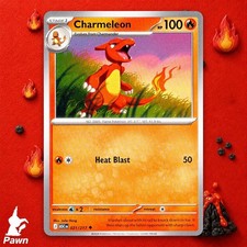 Charmeleon 21/217 Eroi Ascesi Pokemon TCG Card Fuoco Singola Trading Card