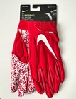 Nike Superbad 5.0 Football Gloves Men's Large University Red/White