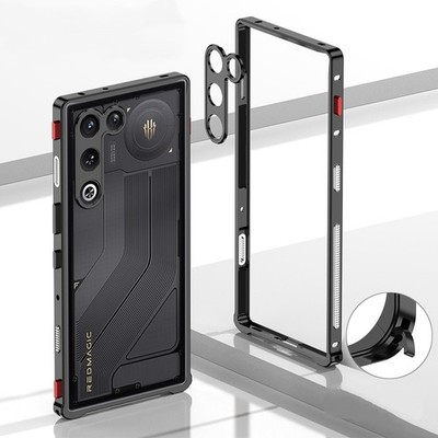 Aluminum Frame Case For ZTE nubia RedMagic 11 10 Air 8 Pro + Metal