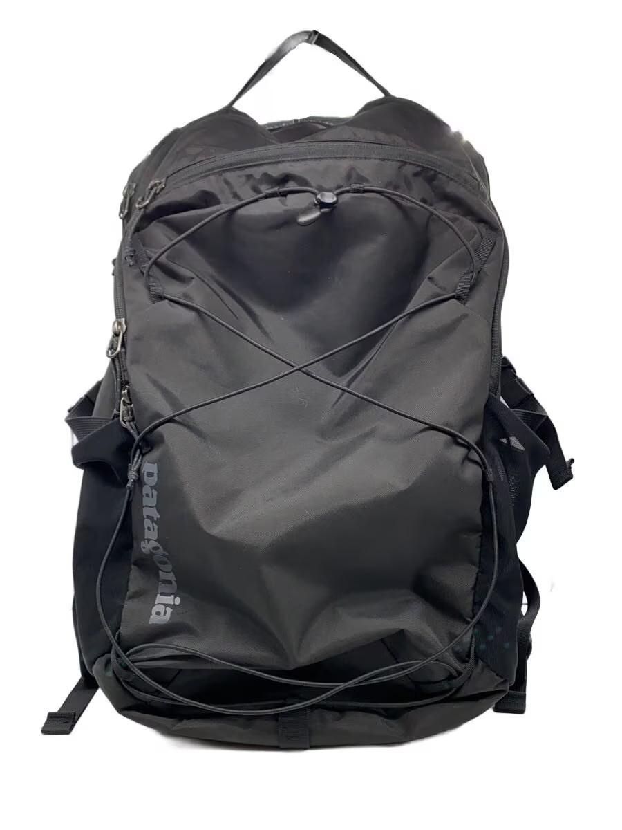 Patagonia Backpack, Polyester, Black, Solid Color… - image 1