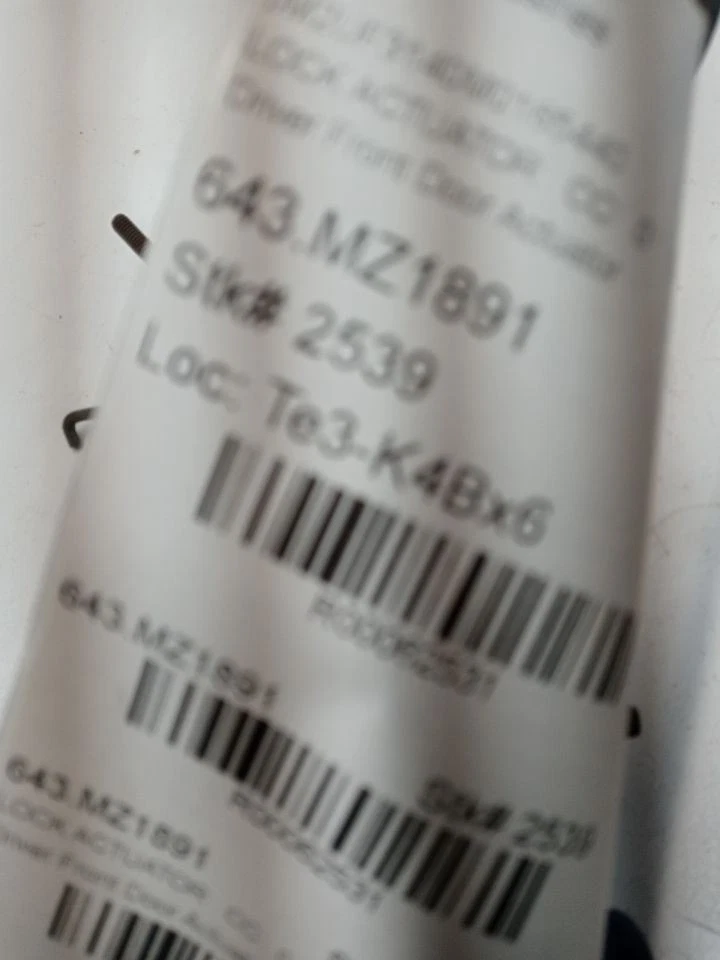 Actuador de puerta izquierda conductor delantero Mazda B2200 B2600 1987-1993 probado por fabricante de equipos originales Foto 4 de 4
