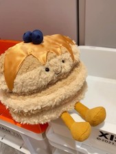 JELLYCAT Amuseable Pancakes Fun Plush Appease Doll Kids Toy Gift 7in Dust Bag