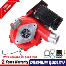 GEN1 High Flow Turbo Charger With Genuine Oil Feed Pipe For Ford Transit 2.2L
