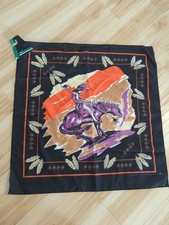End of the Trail Indian Horse Biker Rodeo Dog Bandana Neckerchief 21x21" NWT