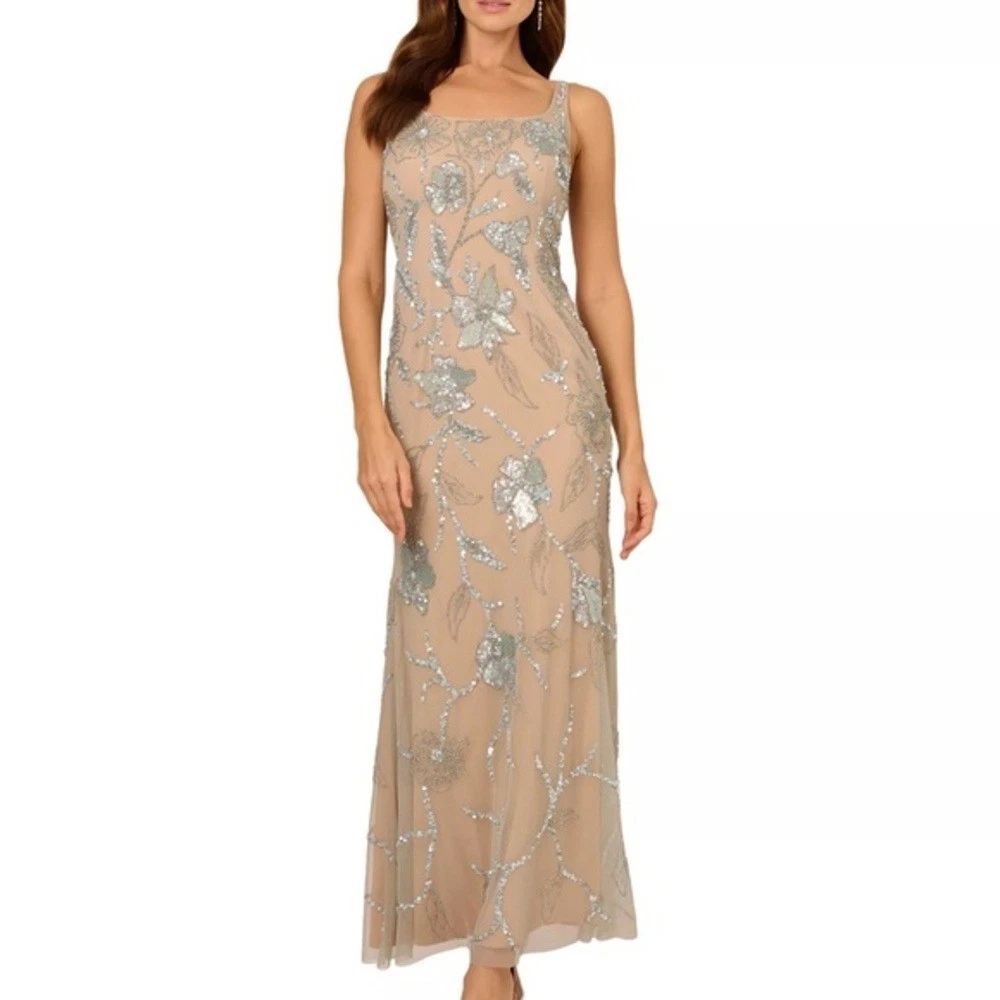 Adrianna Papell Beige Bridesmaid Dresses for sale