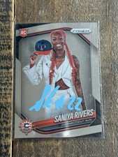 Saniya Rivers 2025 Panini WNBA Prizm #150 V IP Autograph Signed RC Rookie