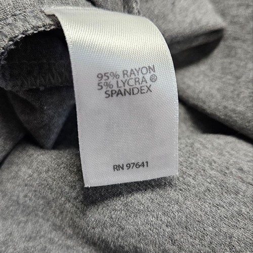 J. Jill Wearever Collection Gray Pleated Waist Knit Dress Women's Large Business - Picture 10 of 10
