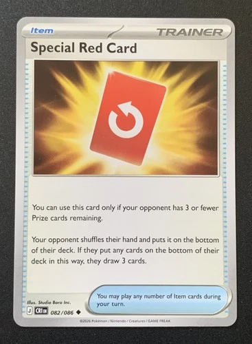 Special Red Card 082/086 - Uncommon - Chaos Rising - Pokemon TCG