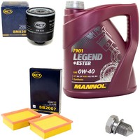 MotoröL Filter Set 0W40 4 Liter + ÖLablassschraube FüR Seat Arosa VW Polo Lupo
