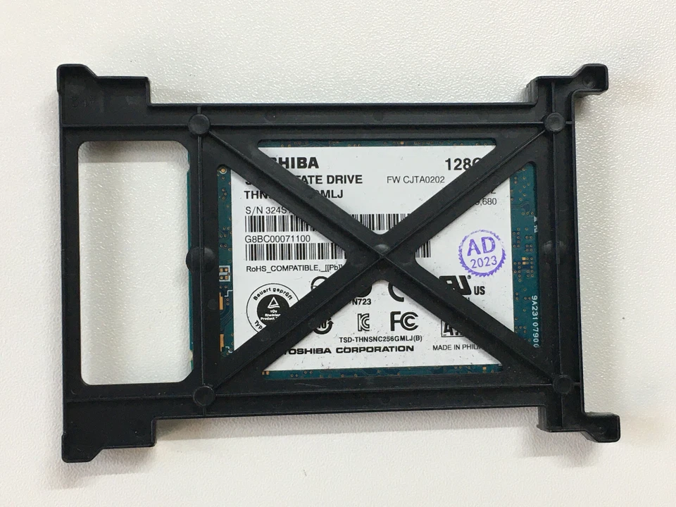 Toshiba THNSNC128GMLJ 128GB SSD For APPLE MACBOOK AIR 2008 Later A1304 Laptop - Image 2 of 4