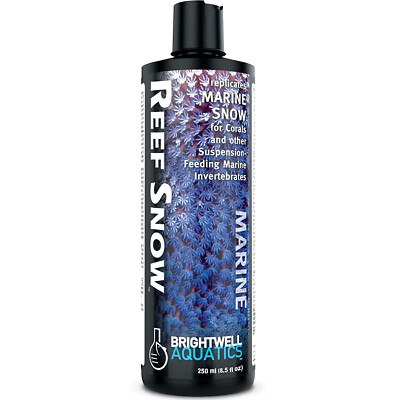 Brightwell Aquatics Reef Snow 250mL Marine Snow Liquid Coral & Invertebrate Food