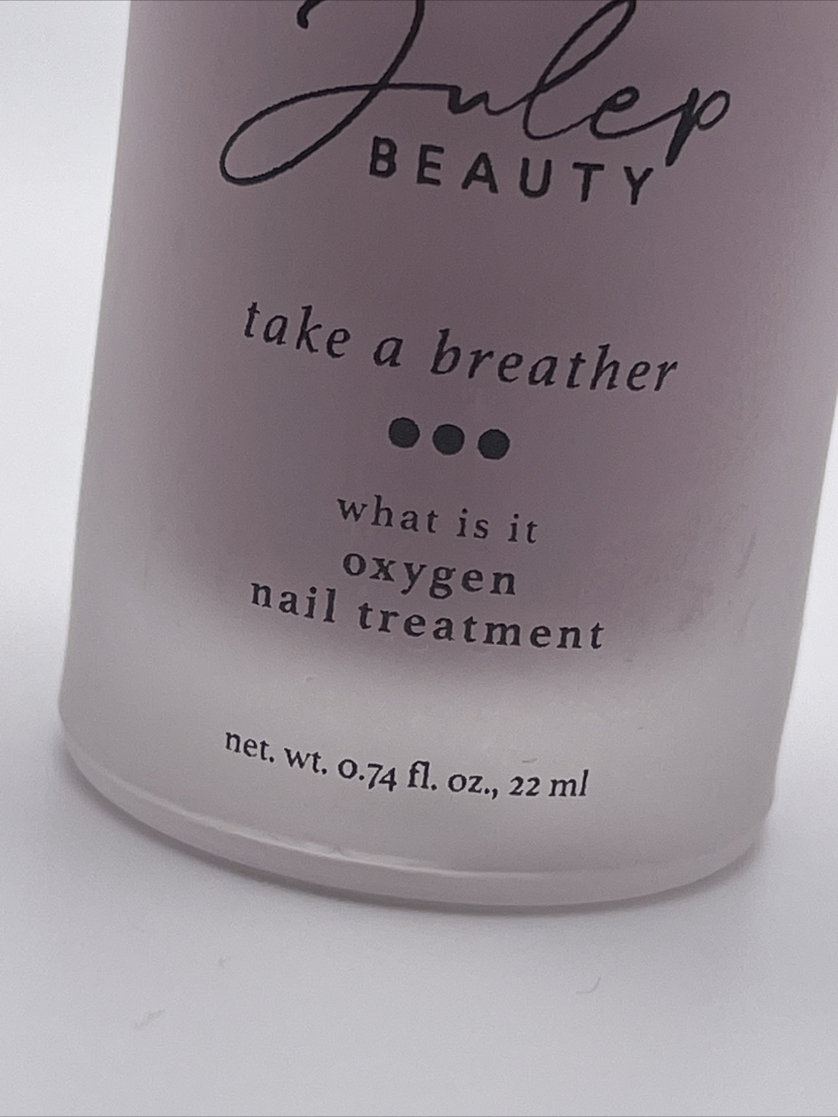 JULEP TAKE A BREATHER OXYGEN NAIL TREATMENT POLISH SHEER MAUVE LARGE