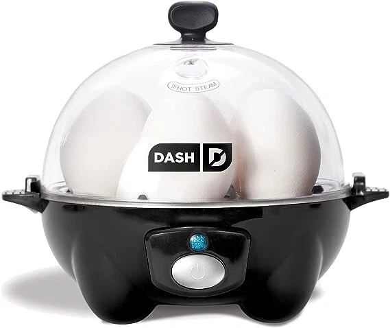 DASH Rapid Egg Cooker 6 Egg Capacity Electric Egg Cooker for Hard Boiled Eggs...