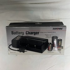Rayovac Battery Charger D,C, AA,AAA And 9 Volt Batteries Pre-Owned